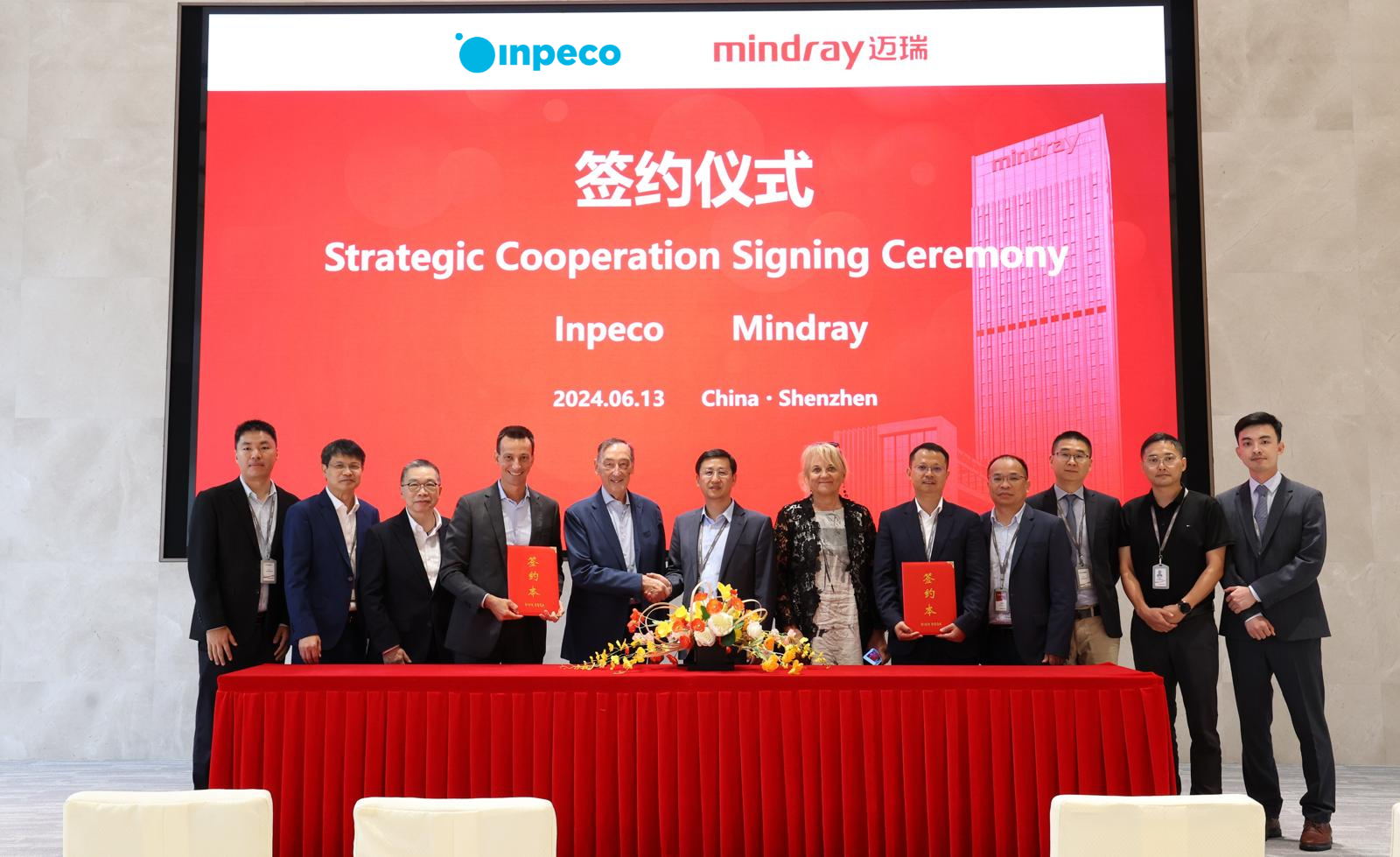 Inpeco & Mindray   Signing Ceremony